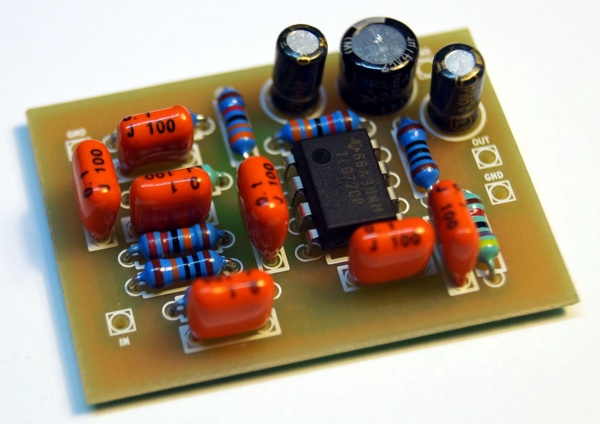sub sonic filter pcb schematic